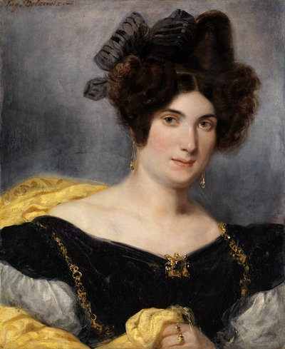 Mevrouw François Simon door Ferdinand Victor Eugene Delacroix